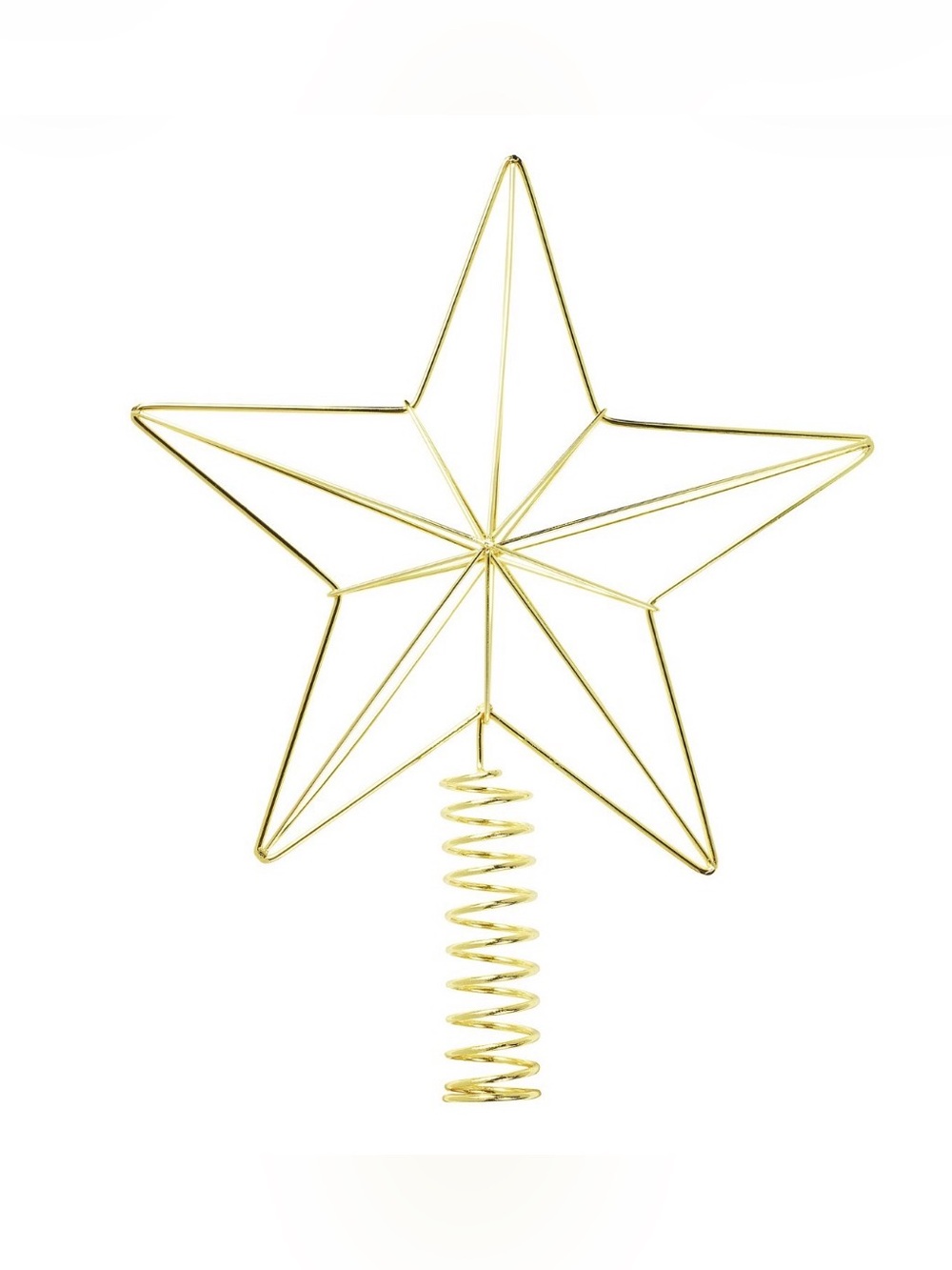 IKEA VINTERFINT Tree Topper Star Gold 9 ¾" New in Box
